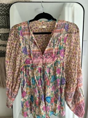 Spell NWOT Mossy Boho Blouse